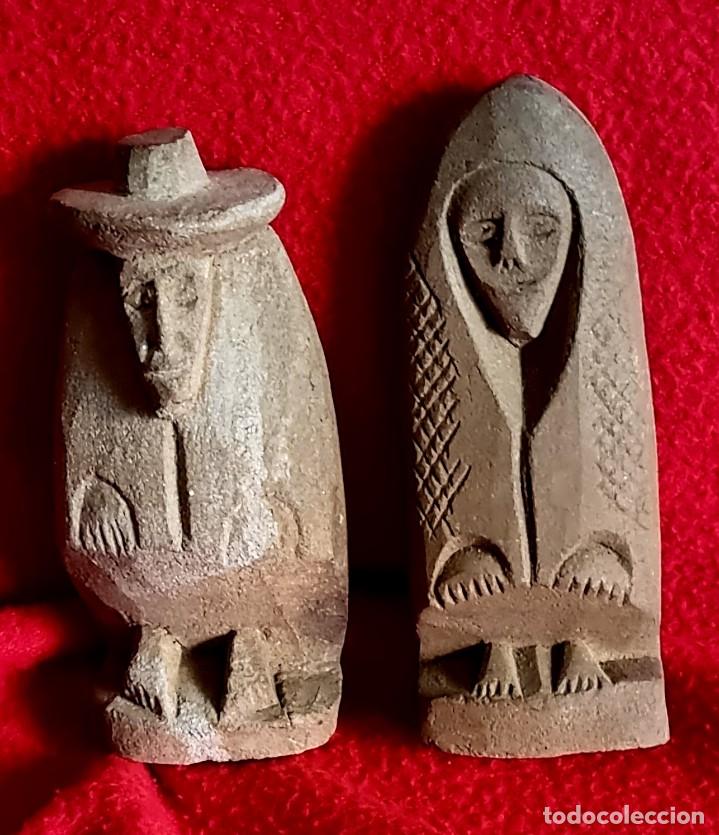 Vintage: 2 ESCULTURAS ETNICAS