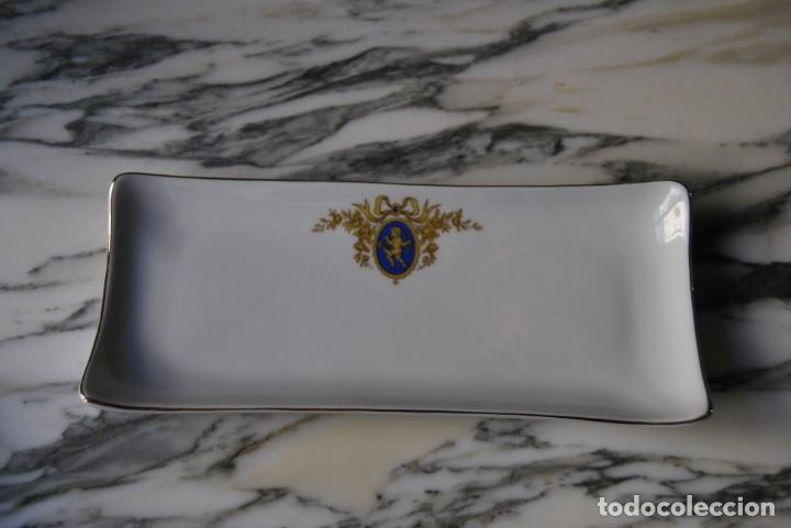 Vintage: BANDEJA DE PORCELANA SANBO - VALENCIA - PLATO - CUPIDO - A&Ntilde;OS 60-70