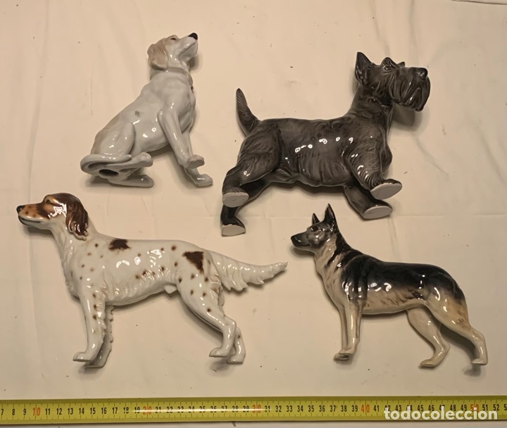 Vintage: Colecci&oacute;n n&ordm;5 / perros de porcelana