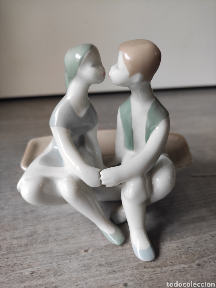Vintage: Pareja enamorados porcelana - Santa Clara Mois&eacute;s &Aacute;lvarez