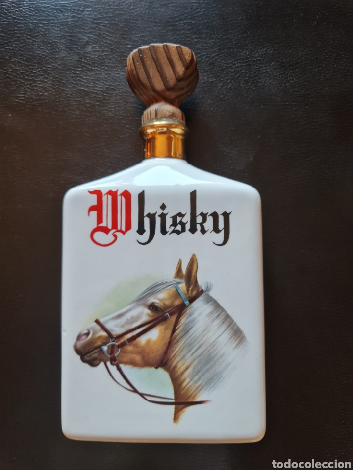 Vintage: Botella de whisky de porcelana caballo vintage - Foto 2 - 312347423