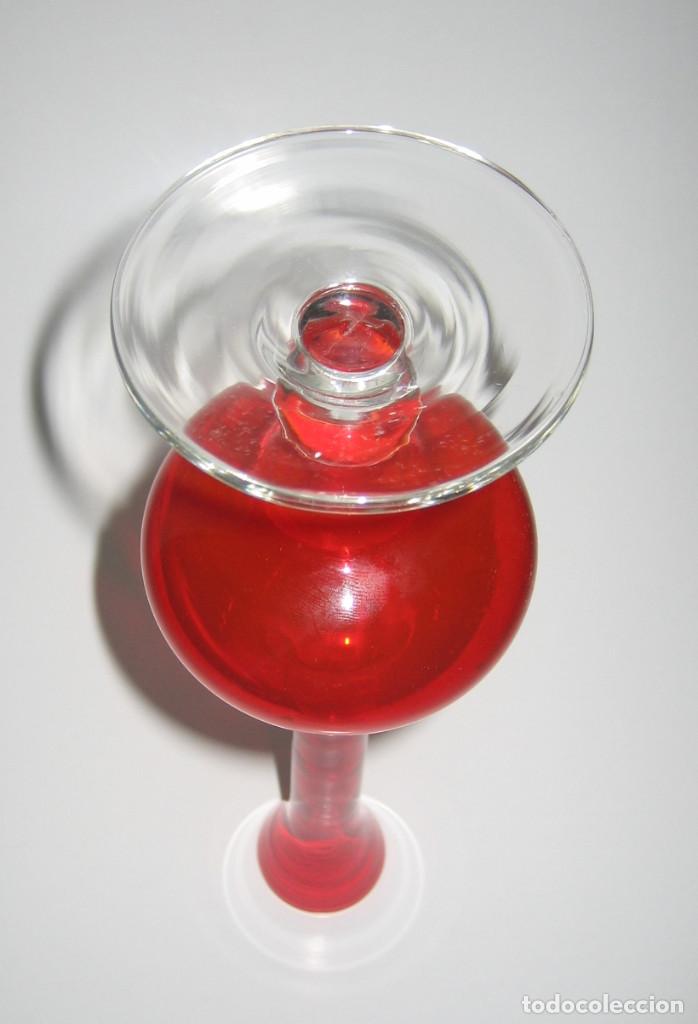 Vintage: JARR&Oacute;N. CRISTAL SOPLADO. - Foto 5