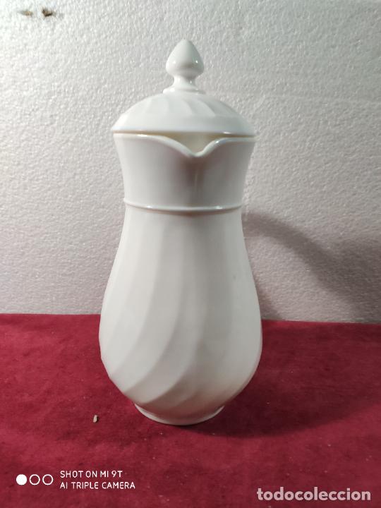Vintage: CAFETERA TETERA DE OPALINA BLANCA - Foto 2