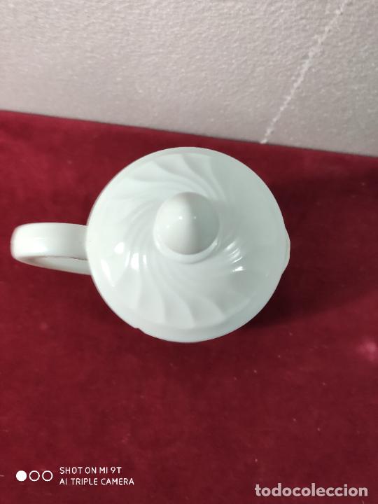 Vintage: CAFETERA TETERA DE OPALINA BLANCA - Foto 4