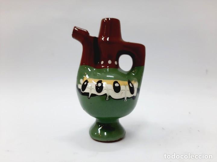 Vintage: Jarra silbato vintage de cer&aacute;mica