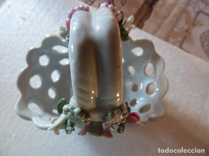 Vintage: Cesta, de ceramica. - Foto 2