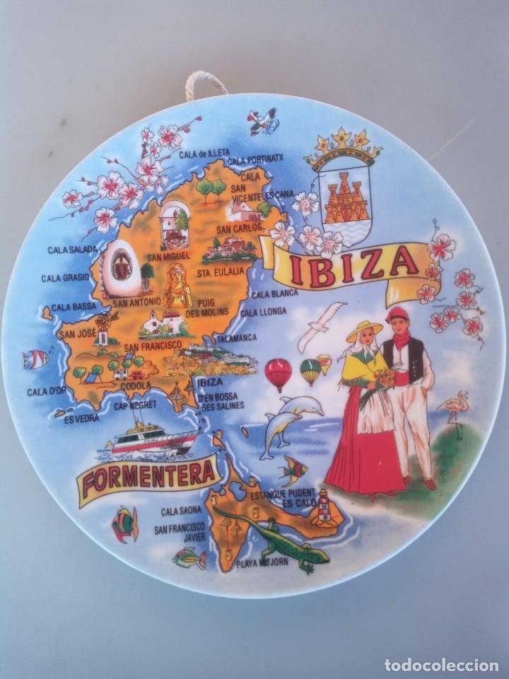 Vintage: PLATO DE PORCELANA IBIZA Y FORMENTERA