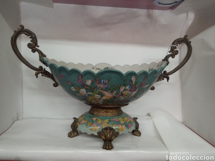 Vintage: Centro de mesa bronce - Foto 1