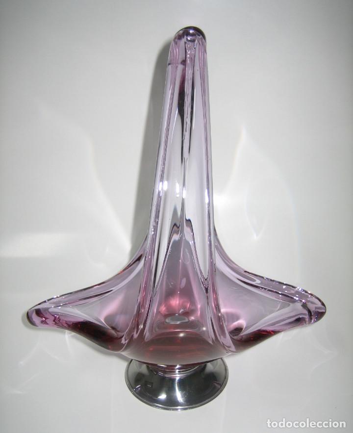 Vintage: CENTRO DE MESA. VIDRIO. VINTAGE.