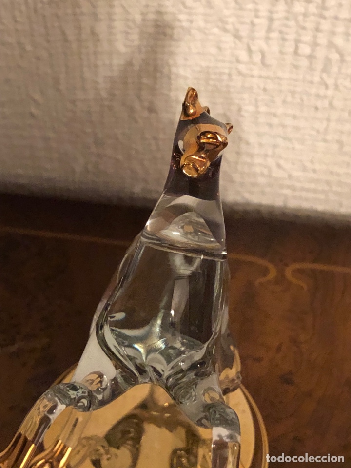 Vintage: CABALLO CRISTAL MURANO - Foto 3