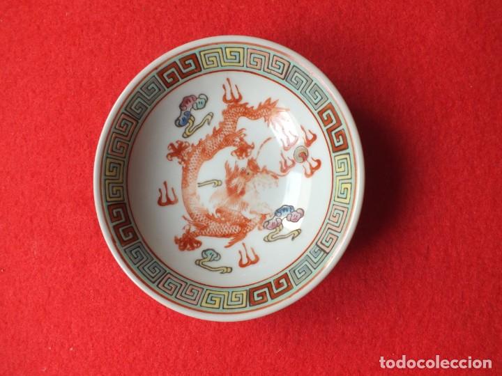 Vintage: CUENCO DRAG&Oacute;N MADE IN CHINA