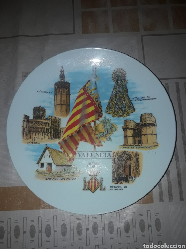 Vintage: Plato valencia a&ntilde;os 70/80