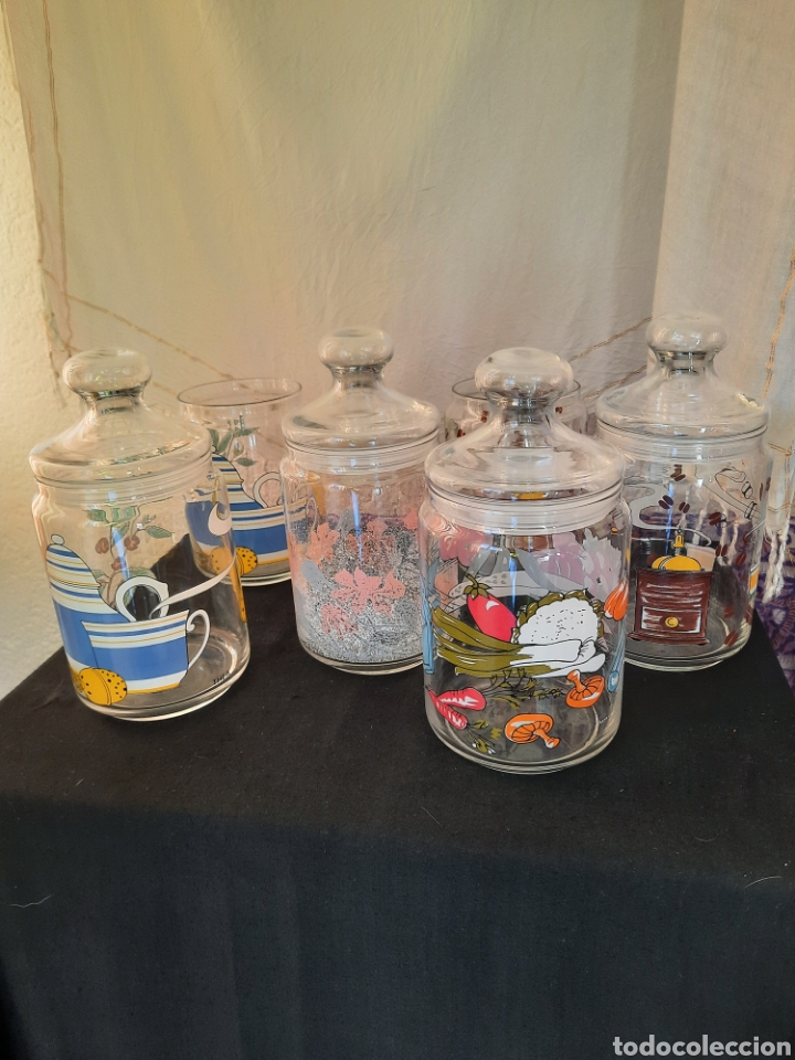 Vintage: Frascos de cristal cocina