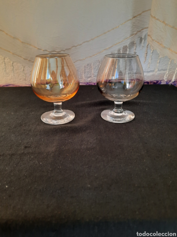 Vintage: Copas de Brandy co&ntilde;ac vintage.