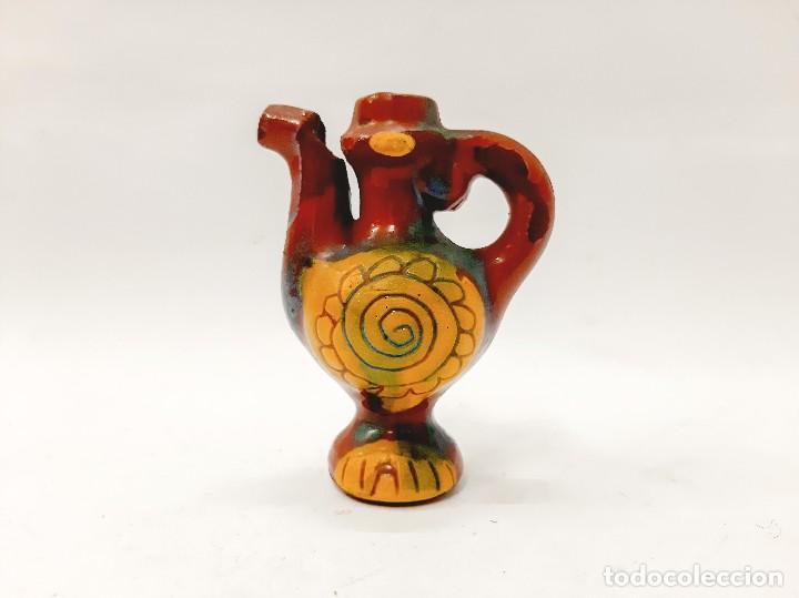 Vintage: Silbato de agua vintage, jarra peque&ntilde;a de cer&aacute;mica