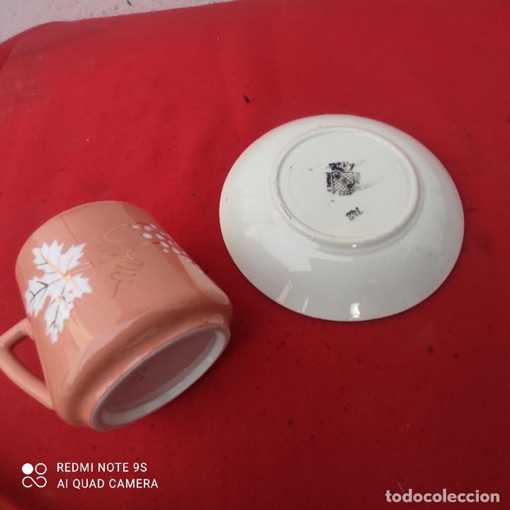 Vintage: taza y plato - Foto 2