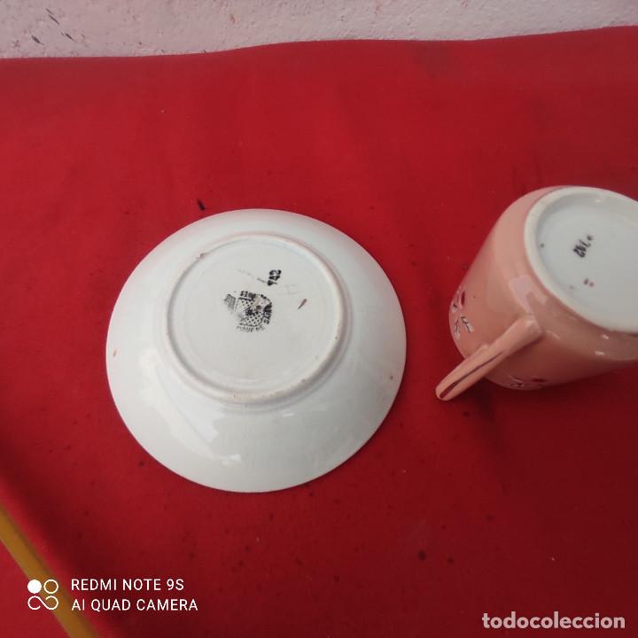 Vintage: taza y plato - Foto 2