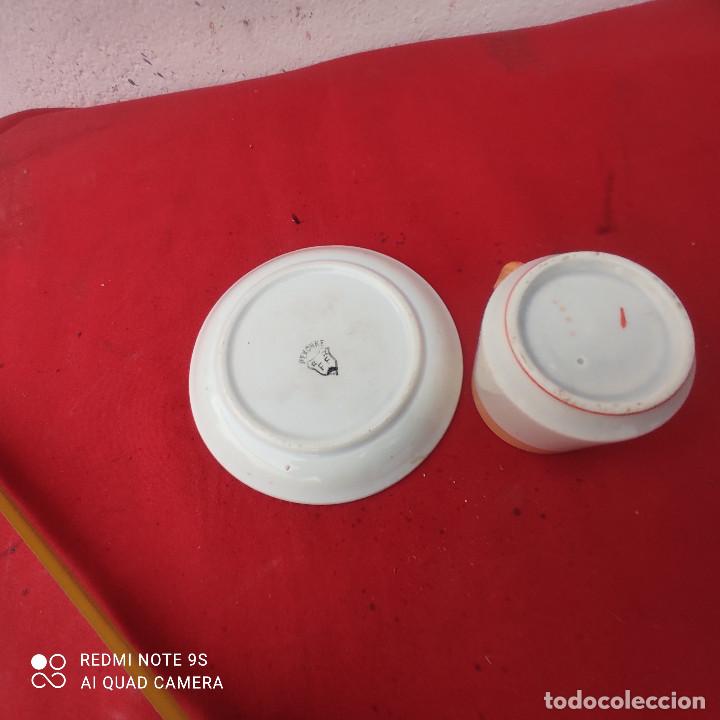 Vintage: taza y plato - Foto 2