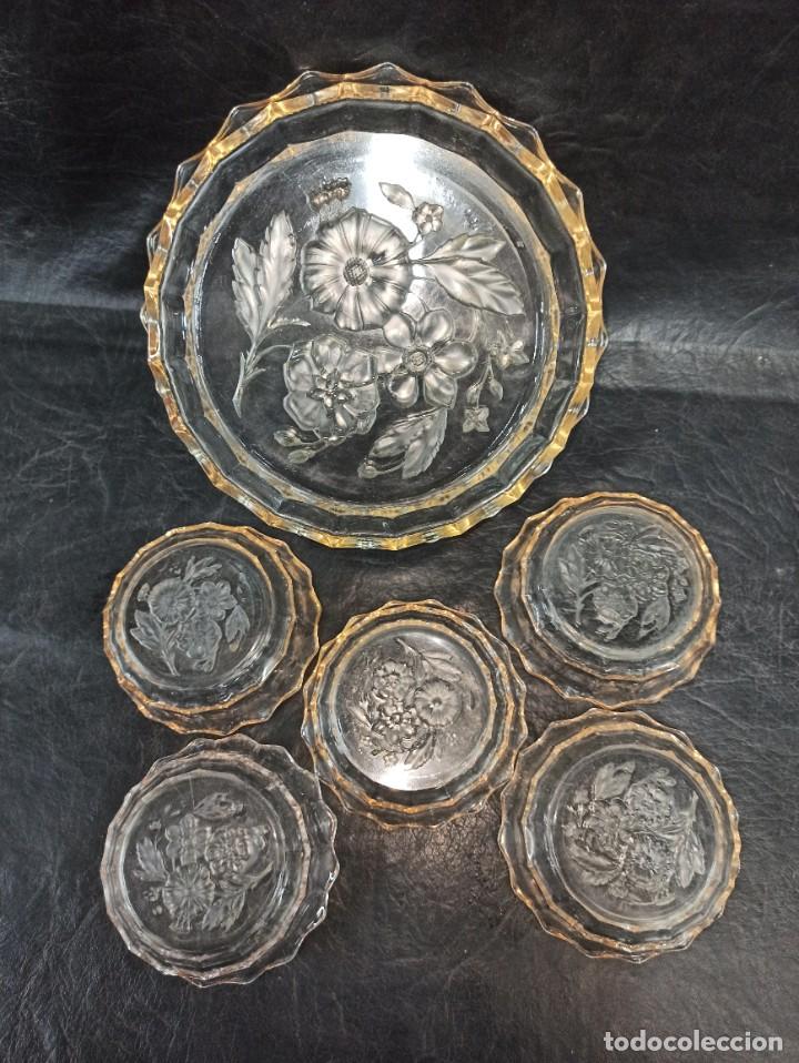 Vintage: Antiguo conjunto de servicio para postre. C15 - Foto 4