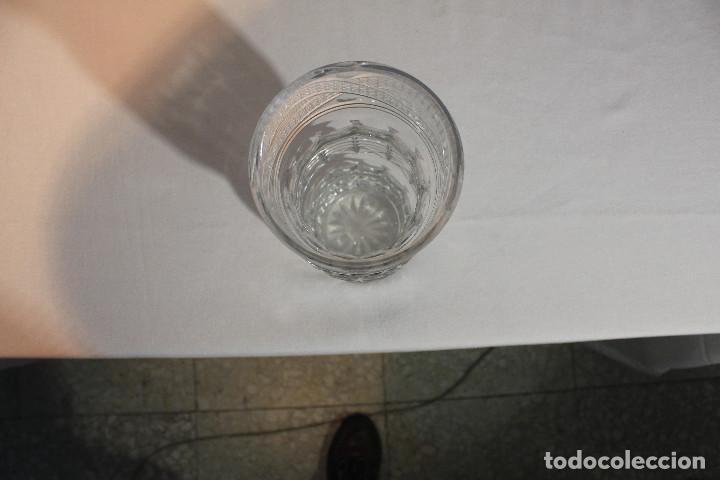 Vintage: FLORERO CRISTAL TALLA - Foto 5