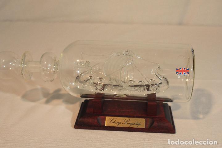 Vintage: BOTELLA BARCOVIKINGO CRISTAL - Foto 2