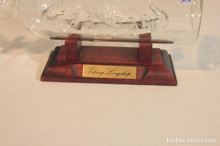 Vintage: BOTELLA BARCOVIKINGO CRISTAL - Foto 3