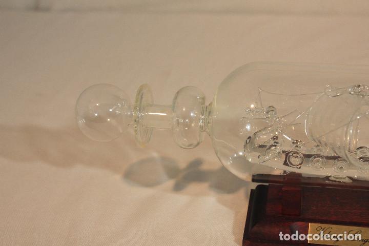 Vintage: BOTELLA BARCOVIKINGO CRISTAL - Foto 4
