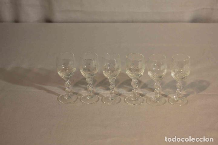 Vintage: SET 6 COPAS DE LICOR - Foto 1