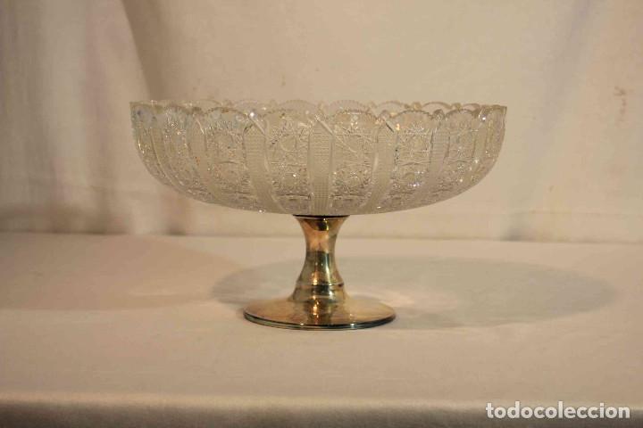Vintage: CENTRO DE MESA PIE METAL - Foto 2