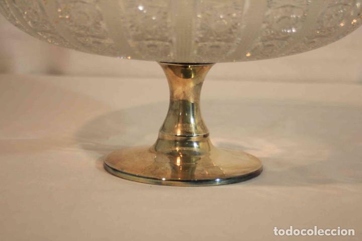 Vintage: CENTRO DE MESA PIE METAL - Foto 3