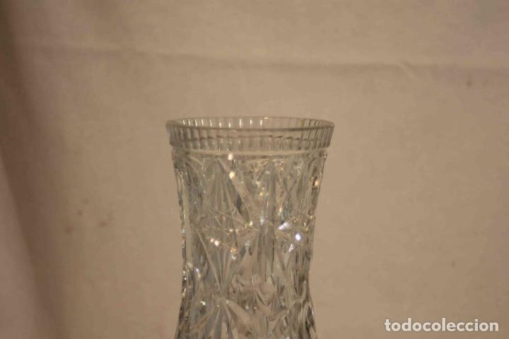 Vintage: FLORERO CRISTAL TALLADO - Foto 3