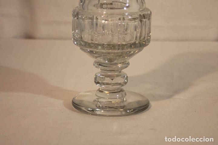 Vintage: FLORERO CRISTAL TALLADO - Foto 5