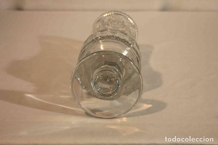 Vintage: FLORERO CRISTAL TALLADO - Foto 8