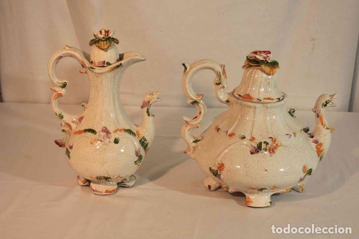 Vintage: SET TETERA Y CAFETERA DECORACION - Foto 4
