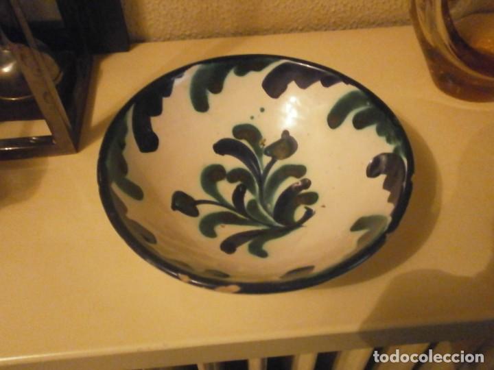 Vintage: ANTIGUO CUENCO CER&Aacute;MICA FAJALAUZA PEQUE&Ntilde;O 15,5 CM. DI&Aacute;METRO ALTURA 5,5 CM.