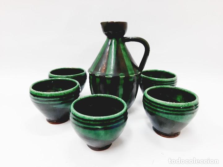 Vintage: Juego de caf&eacute; y t&eacute; de cer&aacute;mica Troyan Pottery vintage