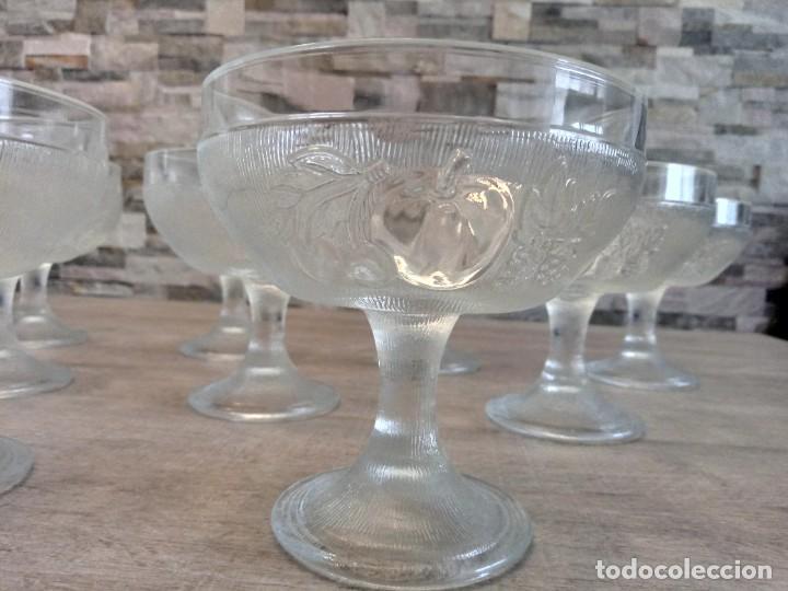 Vintage: Juego 9 copas postre o c&oacute;ctel - Foto 5