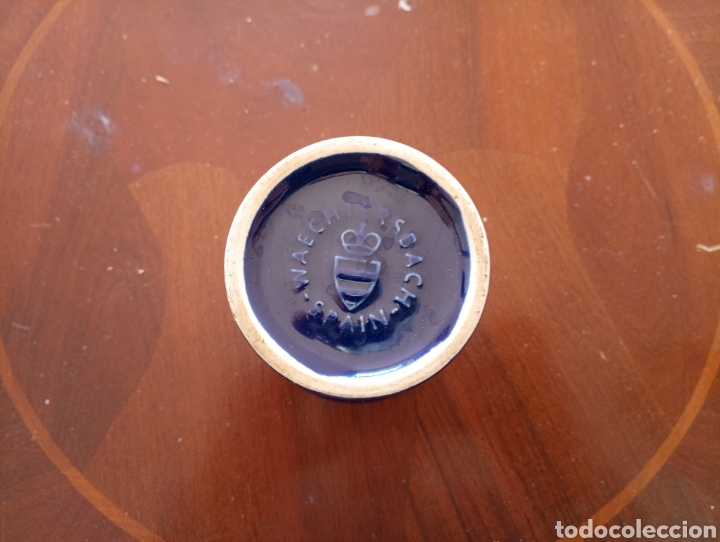 Vintage: Florero cuenco cer&aacute;mica waechterbachs 12 cm altura pintado esmalte vintage