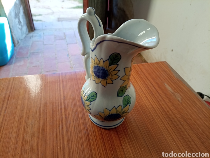 Vintage: Jarr&oacute;n florero porcelana decoraci&oacute;n vintage 30 cm aprox