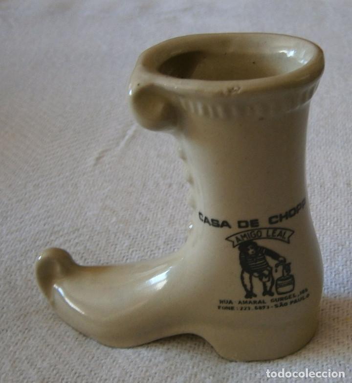 Vintage: palillero de ceramica rdo Sao Paulo -Brasil-