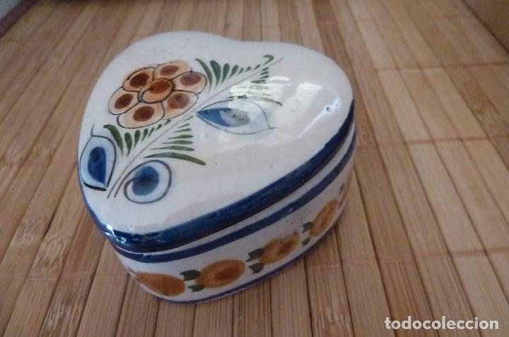 Vintage: Caja decorada con forma de coraz&oacute;n - Foto 1