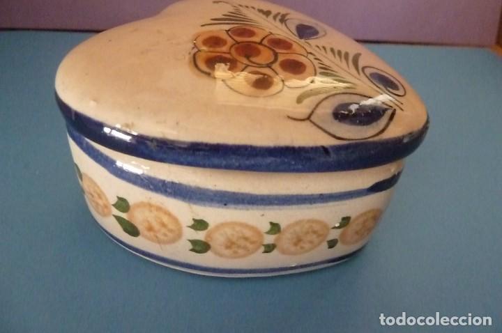Vintage: Caja decorada con forma de coraz&oacute;n - Foto 3