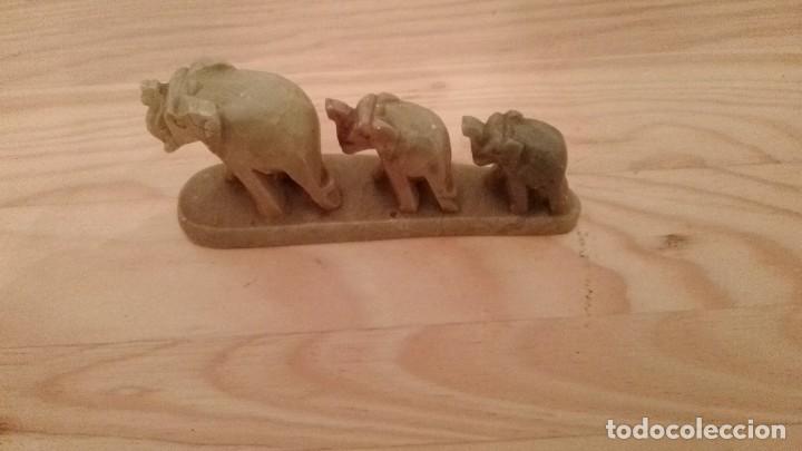 Vintage: Figura Tres Elefantes