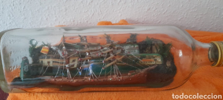 Vintage: Botella con barco - Foto 2
