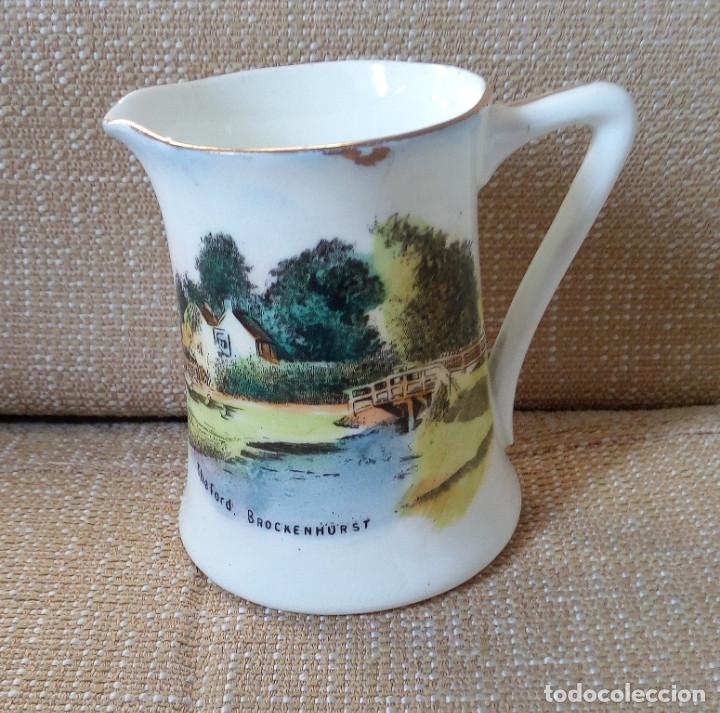 Vintage: Jarroncito vintage souvenir The Ford Brockenhurst, Hampshire, Inglaterra