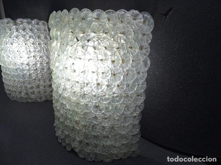 Vintage: Apliques de cristal de Murano - Foto 5