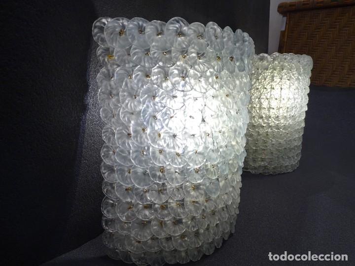 Vintage: Apliques de cristal de Murano - Foto 6
