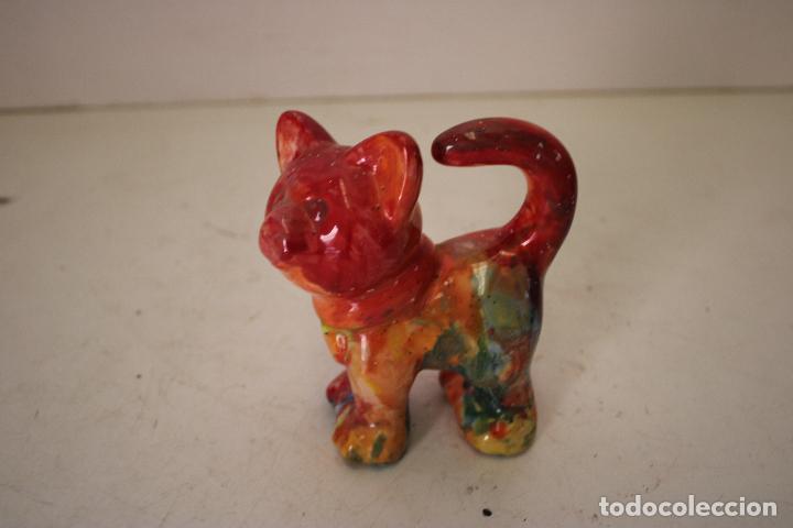 Vintage: gato de ceramica