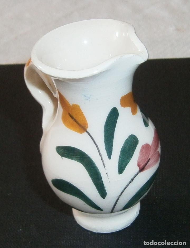 Vintage: jarrita peque&ntilde;a porcelana talavera 6 cms