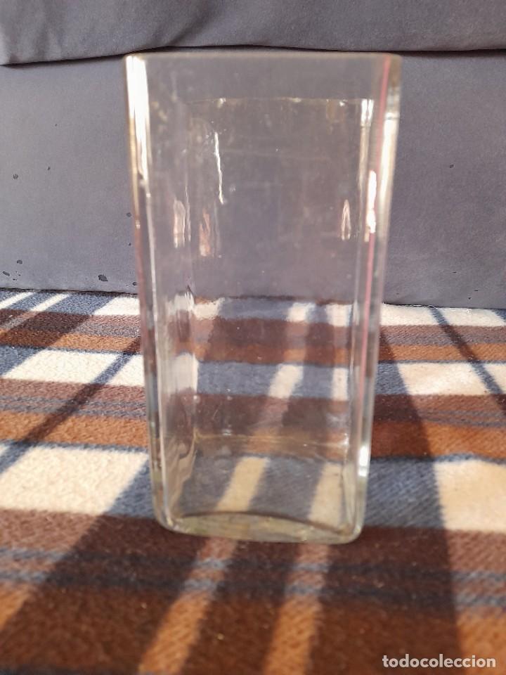 Vintage: Florero de cristal rectangular d&eacute;cada de los 70 m&aacute;s o menos - Foto 1